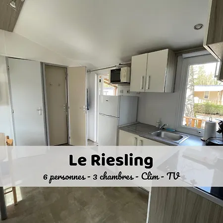 Le Riesling - Mobilhome Pour 6 - Tv - Climatise Boofzheim Exterior photo